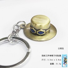 One Piece Sabo hat key chain