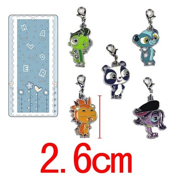 Littlest Pet Shop key chains a set