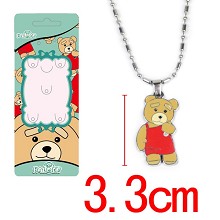 Teddy bear necklace
