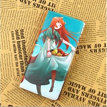 Spice and Wolf pu long wallet