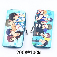 Free anime pu long wallet/purse