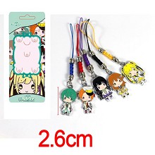 The anime phone straps a set