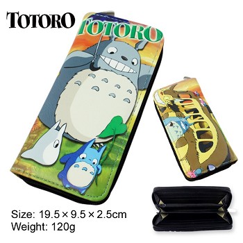 TOTORO anime pu long wallet/purse