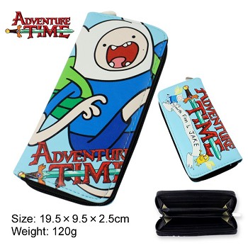 Adventure Time anime pu long wallet/purse