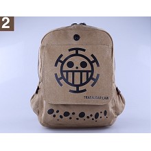 One Piece Law anime backpack bag