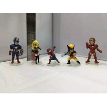 The Avengers anime figures set(4pcs a set)
