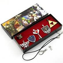 The legend of Zelda necklaces set(6pcs a set)