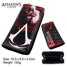 Assassin's Creed pu long wallet/purse