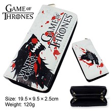 Game of Throne anime pu long wallet/purse