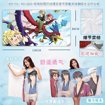 Fairy Tail anime bath towel（80X150）KCYJ045