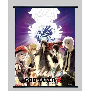 God Eater anime wall scroll