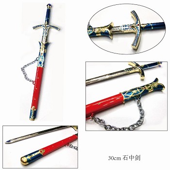 Fate Stay Night cos mini weapon key chain 300MM