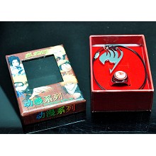 Fairy Tail anime ring+necklace a set