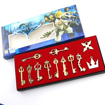 Kingdom of Hearts anime key chains a set
