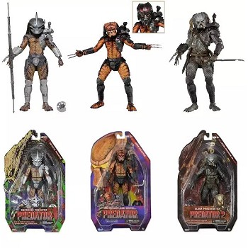 NECA Predator/Alien Hunter/Primevil figures set(3pcs a set)