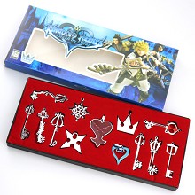 Kingdom of Hearts anime key chains a set