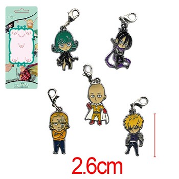 ONE PUNCH-MAN anime key chains a set