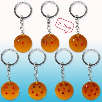 Dragon ball anime key chains set(7pcs a set)