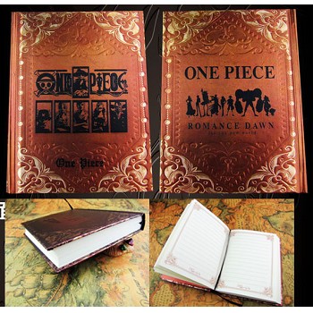 One Piece anime hard cover notebook(120pages)
