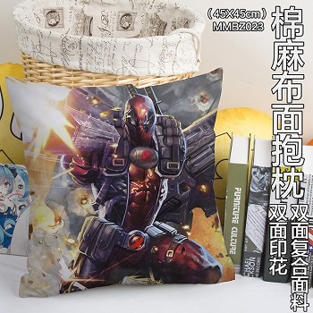 Deadpool two-sided cotton fabric pillow