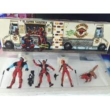 Deadpool anime figures a set