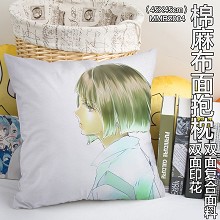 Spirited Away anime two-sided cotton fabric pillow