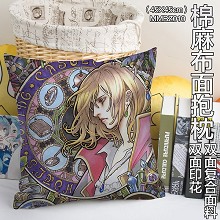 Howl's Moving Castle anime two-sided cotton fabric pillow