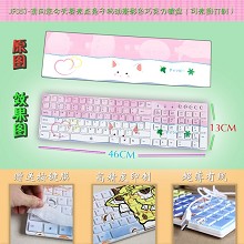 Rabbit House anime keyboard