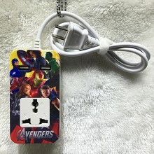 The Avengers anime USB socket outlet plug