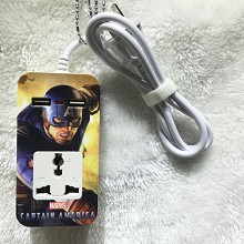 Captain America anime USB socket outlet plug