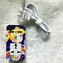 Sailor Moon anime USB socket outlet plug
