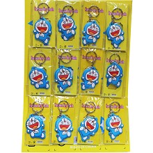 Doraemon anime foamed plastic key chains set(12pcs a set)