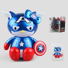 Hello Kitty Cosplay Captain America figure
