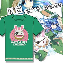 Date A Live anime cotton t-shirt