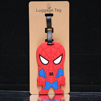 Spider man anime luggage tag