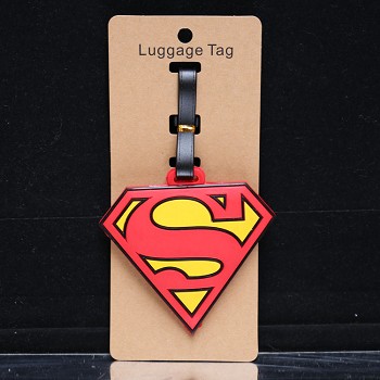 Super Man anime luggage tag