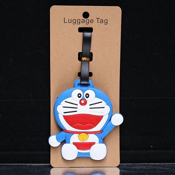 Doraemon anime luggage tag