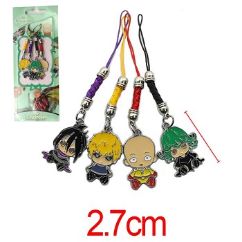 ONE PUNCH MAN anime phone straps a set