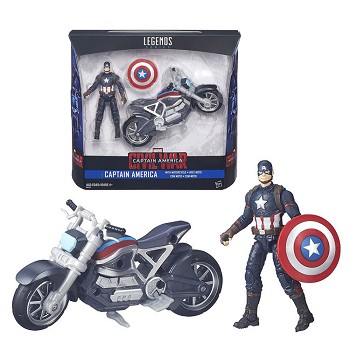 Captain America figures a set