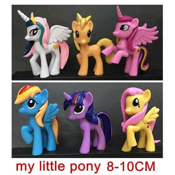My Little Pony figures set(6pcs a set)