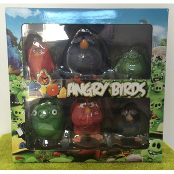 Angry Birds anime figures set(6pcs a set)