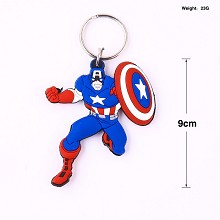 Captain America anime key chain