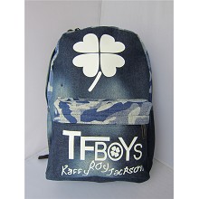 TFBOYS star backpack bag
