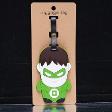 Green Lantern anime luggage tag