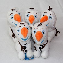 8inches Frozen anime plush dolls set(5pcs a set)