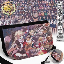 anime printing satchel shoulder bag
