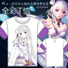 Life in a different world from zero anime t-shirt