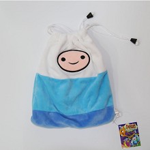 Adventure Time anime plush drawstring bag