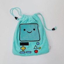 Adventure Time anime plush drawstring bag