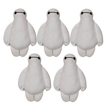 8.8inches BayMax anime plush dolls set(5pcs a set)